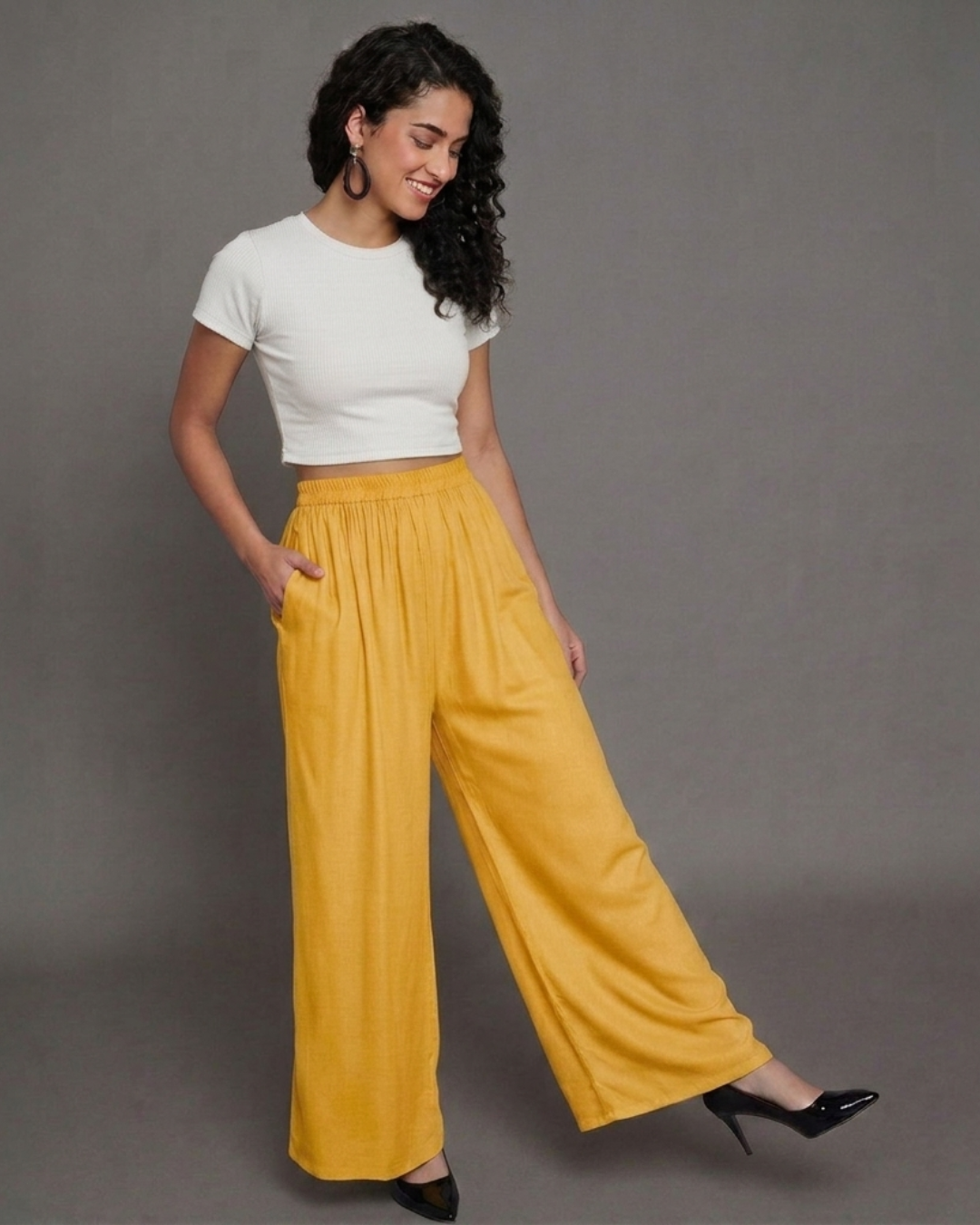 Comfort Fit Rayon Cotton Plazo