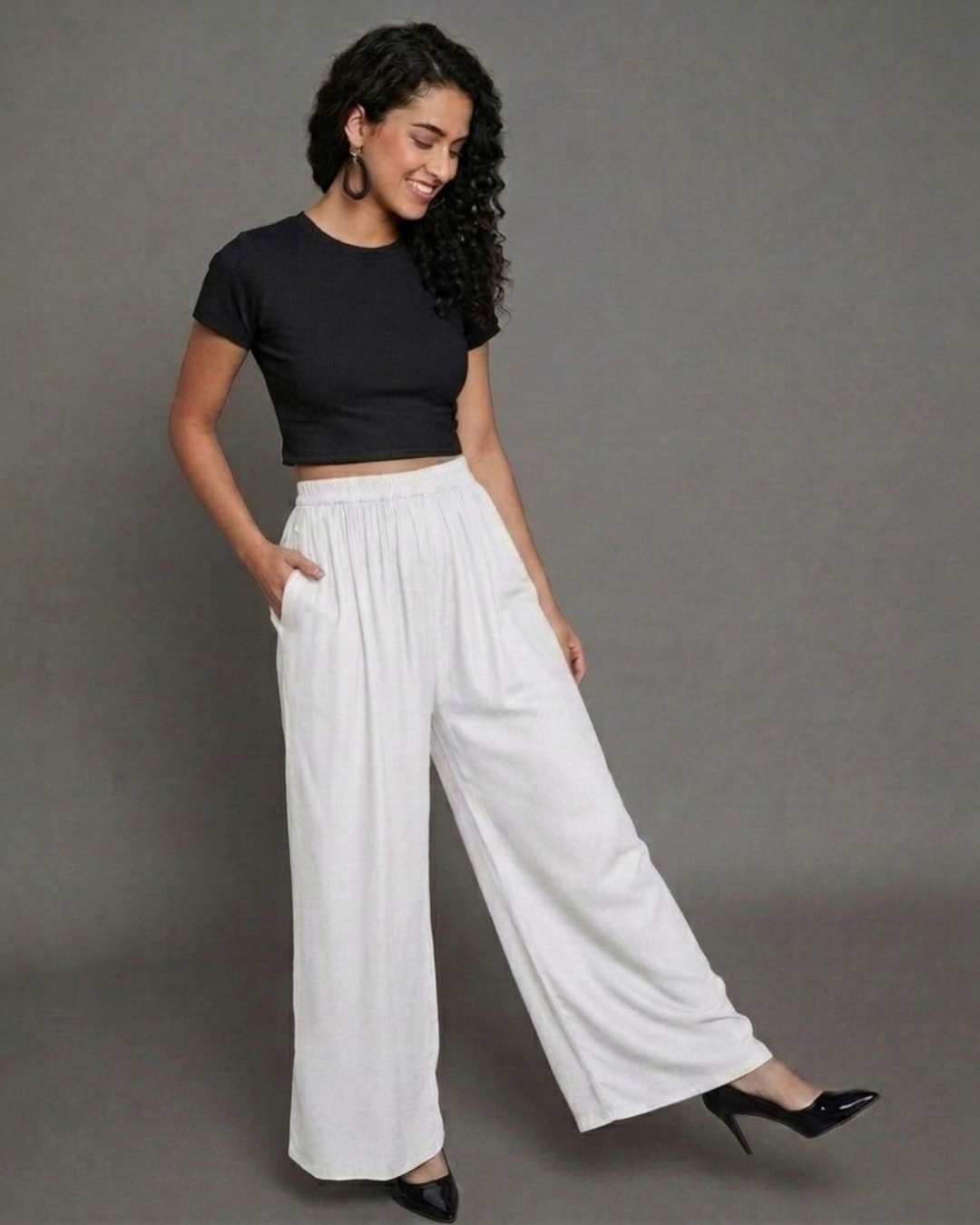 Comfort Fit Rayon Cotton Plazo