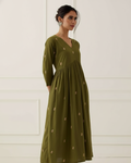 Mayra Rayon Cotton Embroidered Anarkali Kurti D1