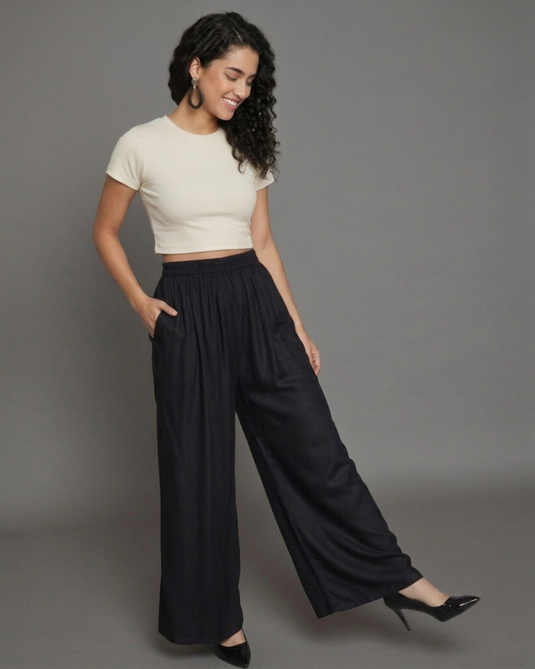 Comfort Fit Rayon Cotton Plazo
